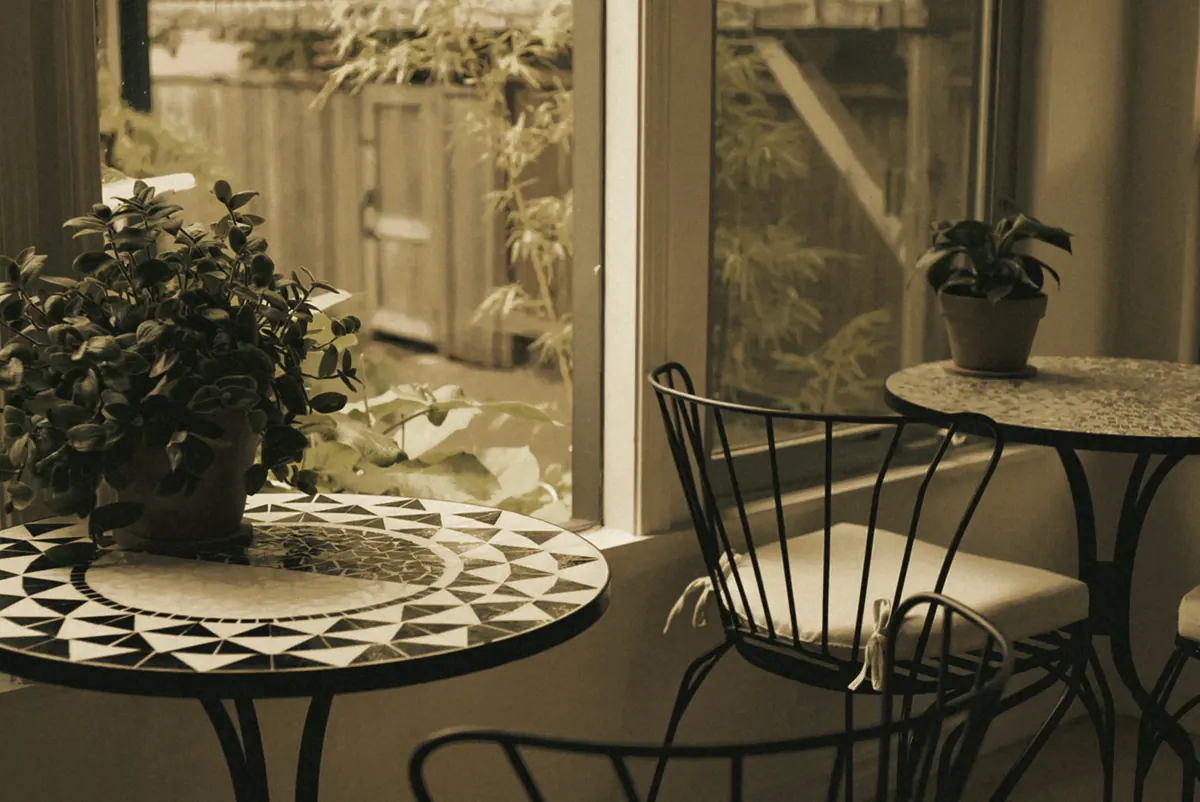 The garden terrace